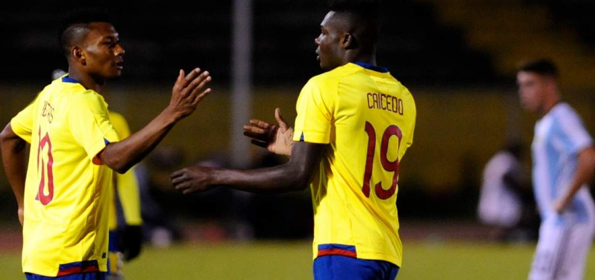 Ecuador golea 3-0 a Argentina en el Sudamericano Sub-20