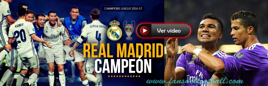 Real Madrid Campeón de Champions League 2017