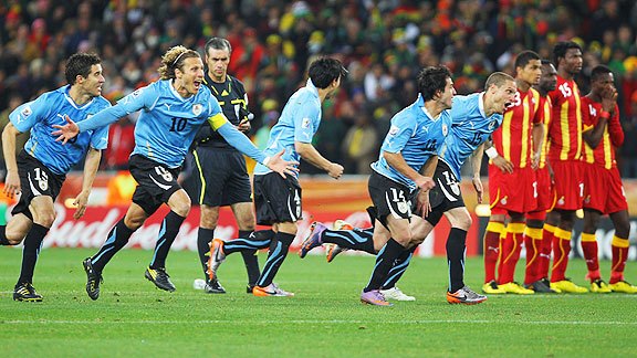 Un día como hoy…hace 10 años, Uruguay vencía a Ghana por penales y avanzaba a semifinales del Mundial Sudáfrica 2010