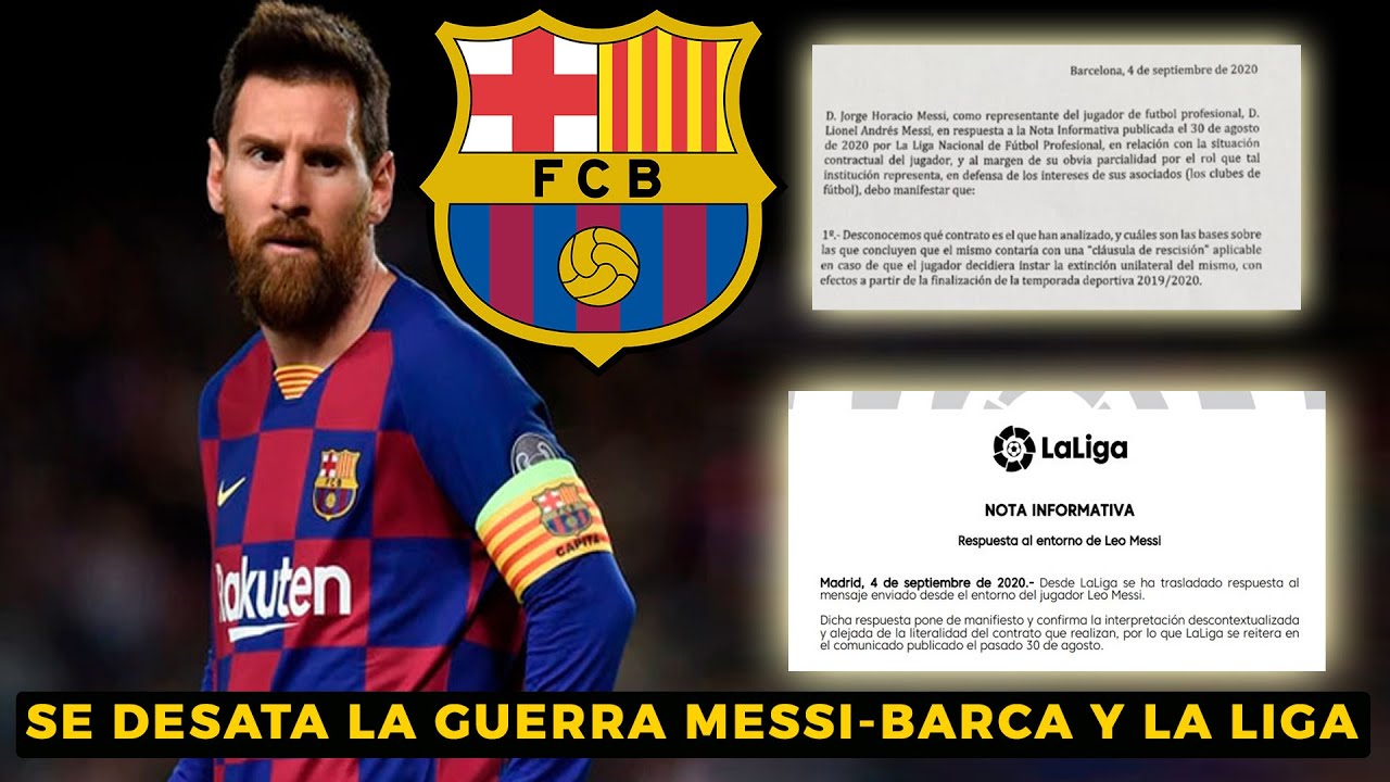 LaLiga tomó partido a favor del Barça en el caso Messi