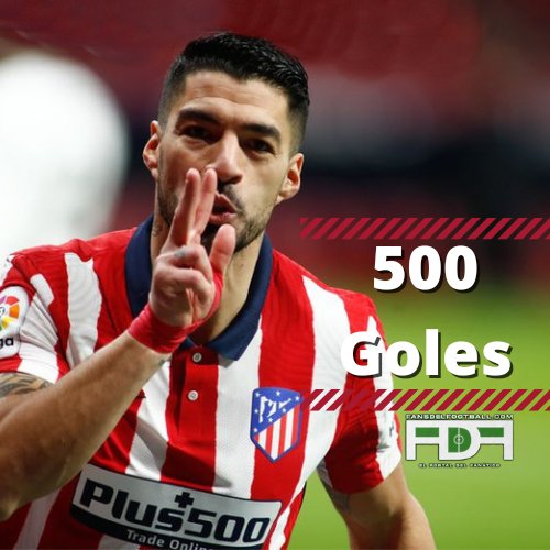 Luis Suarez llega a 500 goles