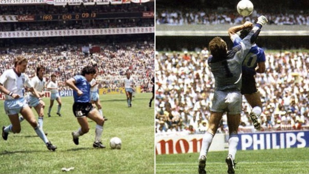 Hoy se cumplen 35 años de La Mano de Dios y del Gol del Siglo