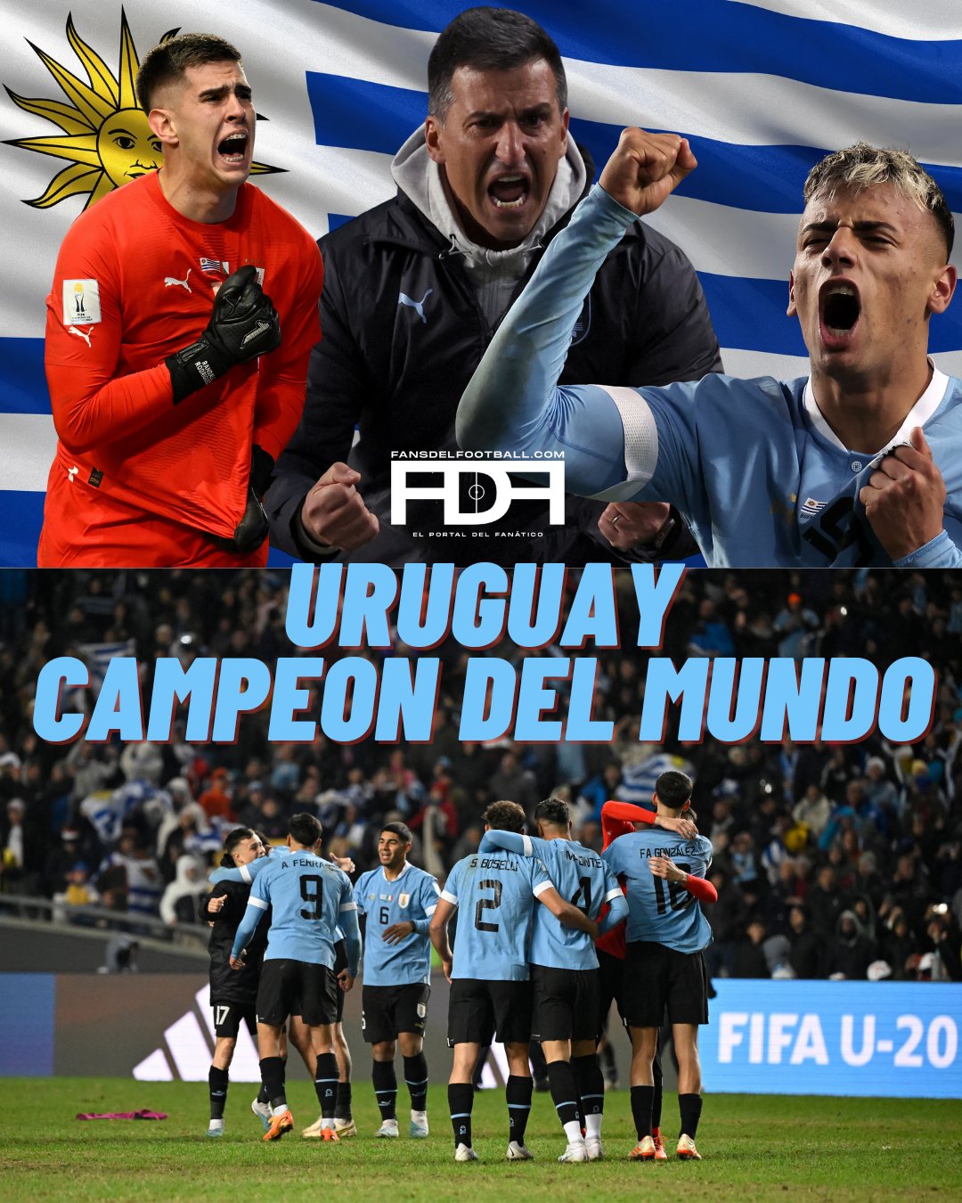 1-0. Uruguay es campeón del mundo