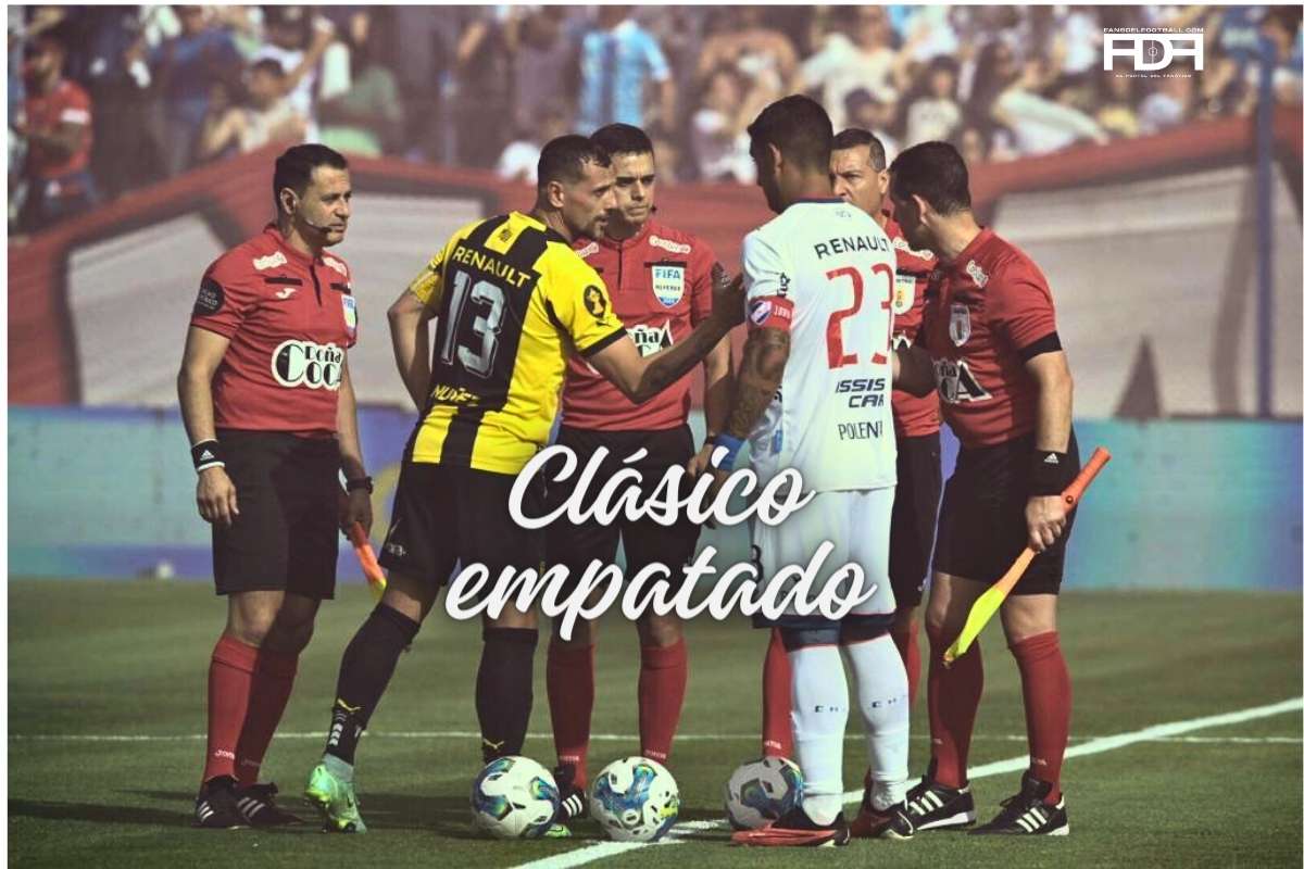 Nacional y Peñarol empatan 2 a 2