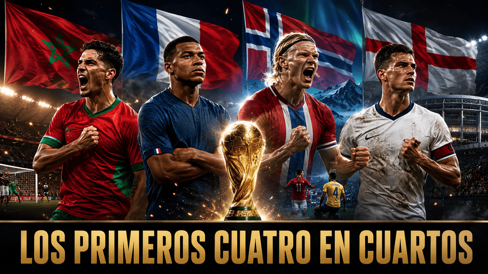 Haaland derriba a Brasil y el Azteca cae: los primeros cuatro cuartofinalistas del Mundial 2026
