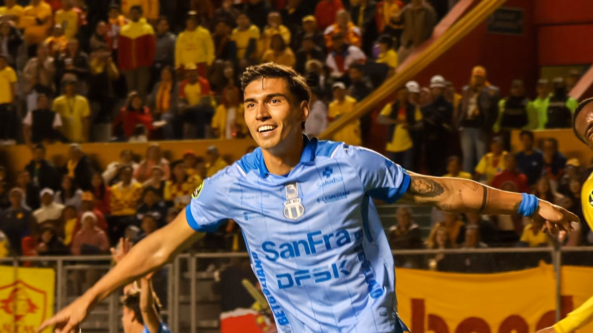 El delantero uruguayo aportó un gol en el 2-1 como visitante, en el comienzo de la hexagonal final de la Liga Pro de Ecuador.